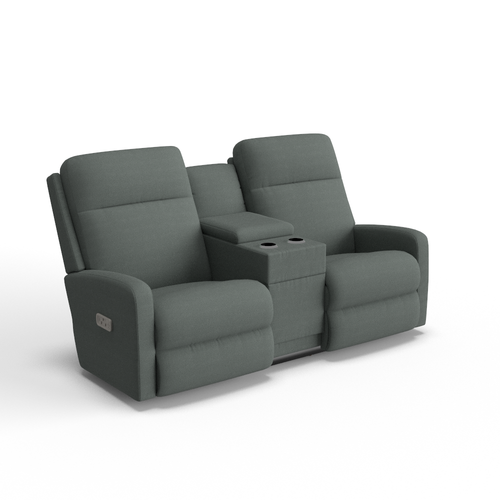 Finley Power Wall Reclining Loveseat w/ Headrest & Console